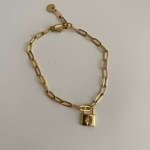 Gold plated bracelet